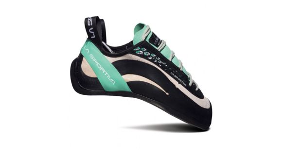 La Sportiva Miura Climbing Shoes - Women's, White/Jade Green, 35, Medium, 20K-000704-35