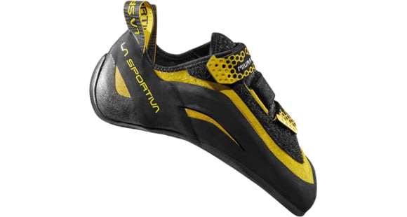 La Sportiva Miura VS Climbing Shoes - Men's, Black/Yellow, 44, ZFCS036-K00Y00-44