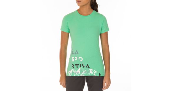 La Sportiva Mountain Is Home T-Shirt - Women's, Jade Green, Small, I79-704704-S
