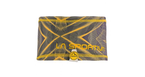 La Sportiva Movement Headband, Black/Yellow, Large, X91-999100-L