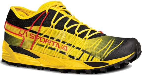 La Sportiva Mutant Trail Running Shoe - Men's-Black/Yellow-Medium-43