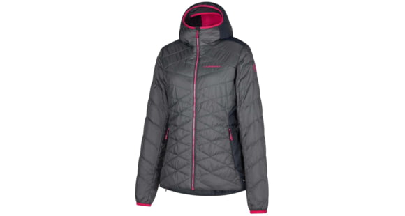La Sportiva Mythic Primaloft Jacket - Women's, Carbon/Cerise, Large, M18-900409-L