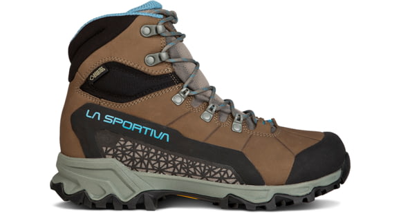 La Sportiva Nucleo High II GTX Hiking Shoes - Women's, Oak/Topaz, 38.5, Medium, 24Z-808624-38.5