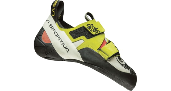 La Sportiva Otaki Climbing Shoes - Women's, Sulphur/Coral, 38.5, ZFCS004-E02R01-38.5