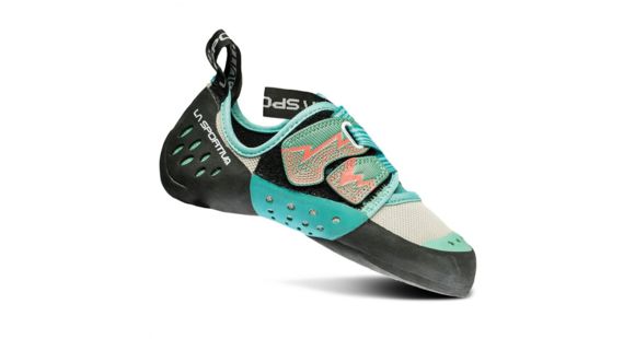 La Sportiva Oxygym Climbing Shoes - Women's, Mint/Coral, 34, 10O-609301-34