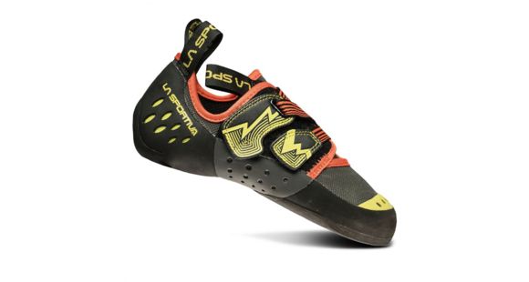 La Sportiva Oxygym Climbing Shoes - Men's, Carbon/Sulphur, 36.5, 10N-900702-36.5