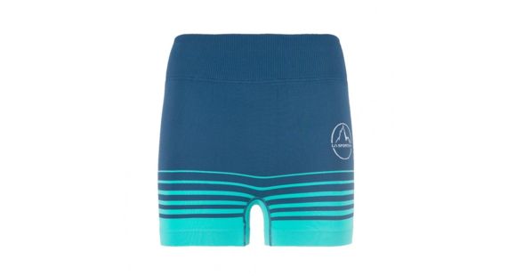 La Sportiva Podium Tight Short - Women's, Opal/Aqua, Extra Small, K88-618615-XS