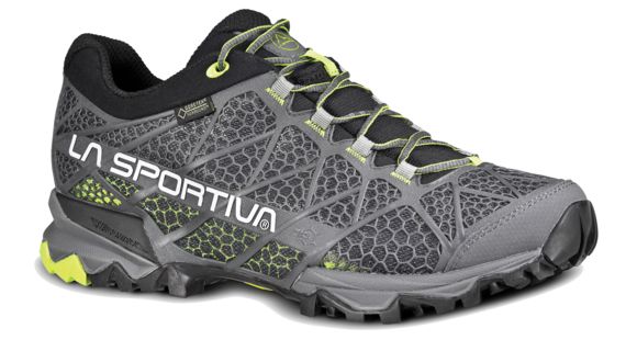 La Sportiva Primer Low GTX Hiking Shoe - Men's-Grey/Green-Medium-41