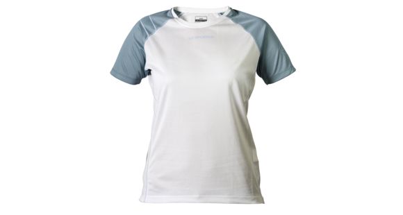 La Sportiva Quartz T-Shirt - Women's-White/Ice Blue-Small, K02-WHITE/ICE BLUE-S