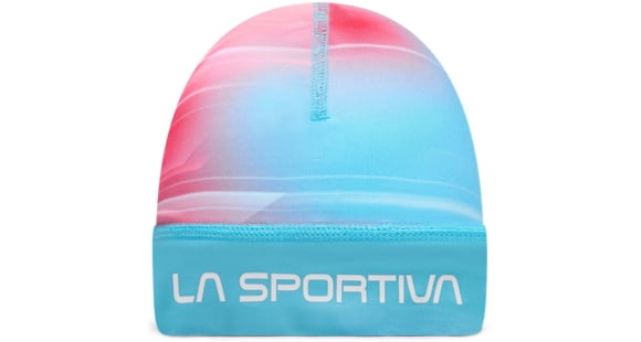 La Sportiva Racer Beanie, Malibu Blue/Hibiscus, One Size, Y67-602402-1 SIZE