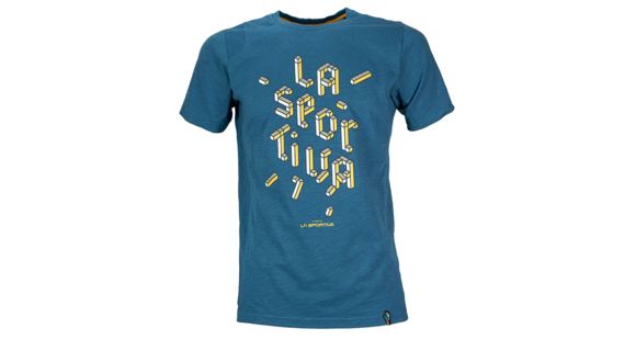 La Sportiva Rubik T-Shirt - Men's, Dark Sea-Medium