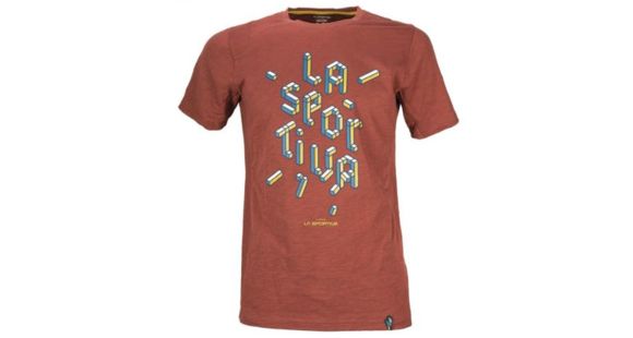 La Sportiva Rubik T-Shirt - Men's, Rust, Extra Large, H40-RU-XL