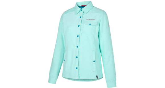 La Sportiva Setter Shirt Jacket - Women's, Turquoise, Extra Large, O84-616616-XL
