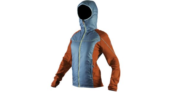 La Sportiva Siren Hoody - Women's-Ice Blue/Red-Large