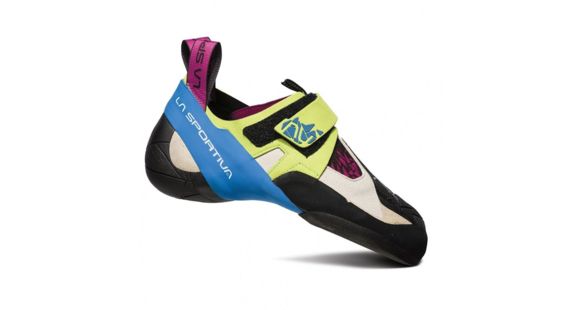 La Sportiva Skwama Climbing Shoes - Women's, Apple Green/Cobalt Blue, 39, Medium, 20I-705613-39
