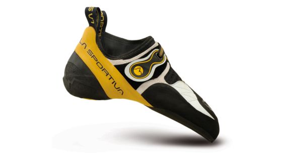 La Sportiva Solution Climbing Shoe - Men's, White/Yellow-40