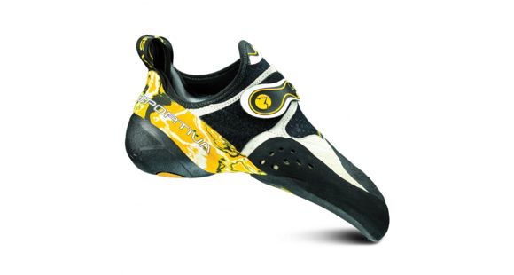 La Sportiva Solution Climbing Shoe - Mens, White/Yellow, 37, 199-WY-37
