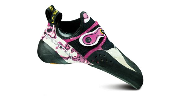 La Sportiva Solution Climbing Shoe - Women's-White/Pink-39