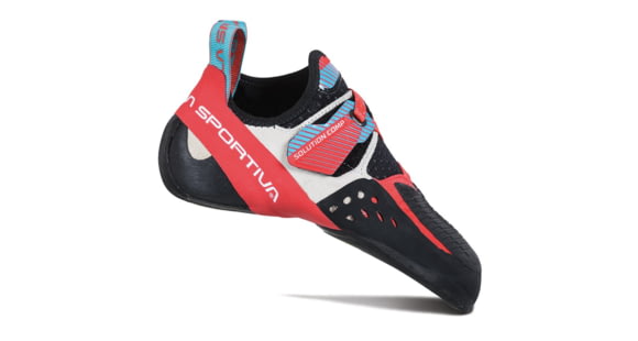 La Sportiva Solution Comp Climbing Shoes - Women's, Hibiscus/Malibu Blue, 35, Medium, 30A-402602-35