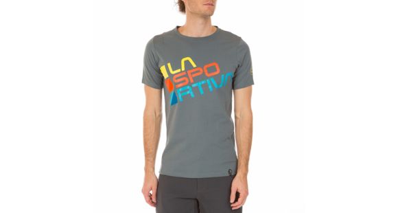 La Sportiva Square T-Shirt - Men's, Slate, Small, H49-903903-S