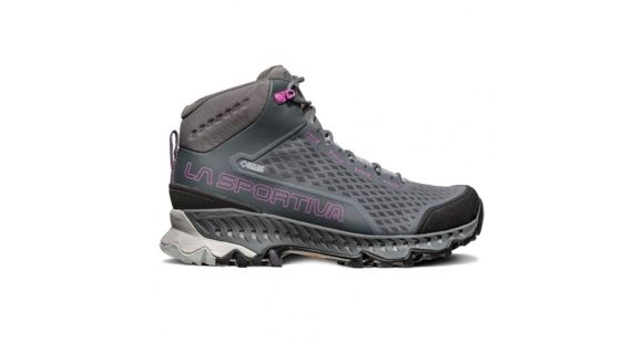 La Sportiva Stream GTX Hiking Boots - Women's, Carbon/Purple, 39.5, 24E-900500-39.5