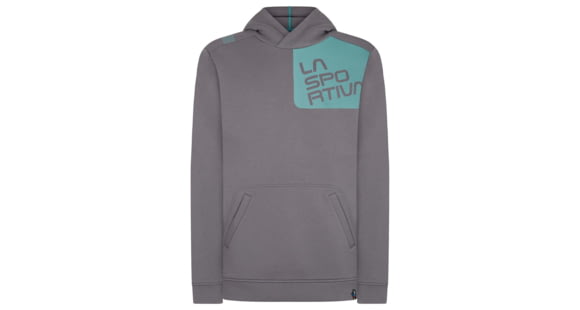 La Sportiva Stride Hoody - Men's, Grey/Pine, Medium, P04-901714-M