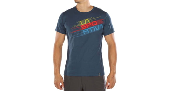 La Sportiva Stripe Evo T-Shirt - Mens, Opal, Medium, H25-618618-M