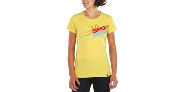 La Sportiva Stripe Evo T-Shirt - Womens, Celery, Extra Small, I31-715715-XS