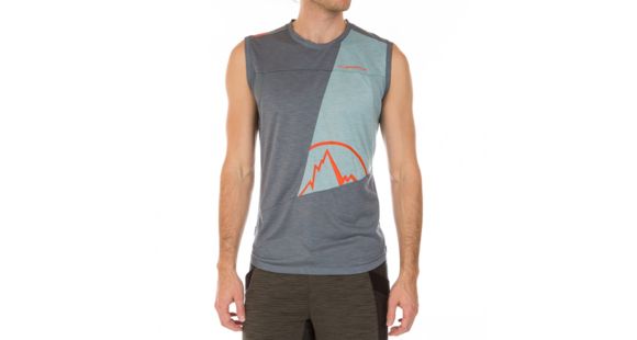 La Sportiva Strive Tank - Men's, Slate/Stone Blue, Extra Large, H83-903904-XL