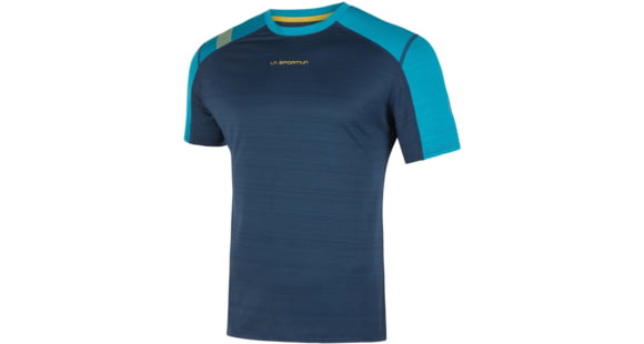 La Sportiva Sunfire T-Shirt - Men's, Night Blue/Crystal, Large, L63-629635-L