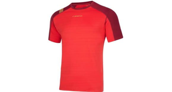 La Sportiva Sunfire T-Shirt - Men's, Sunset/Sangria, Large, L63-319320-L