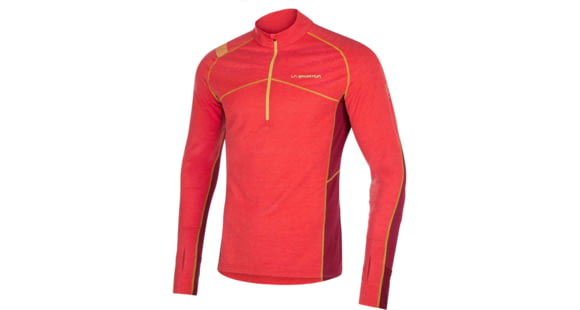 La Sportiva Swift Long Sleeve - Men's, Sunset/Sangria, Large, P38-319320-L