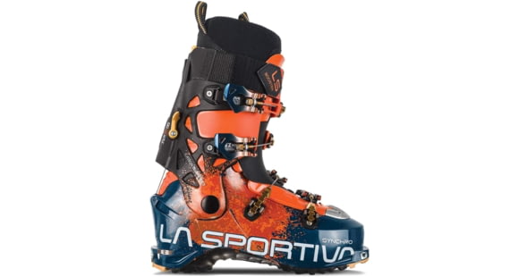 La Sportiva Synchro Alpine Touring Boot, Ocean/Lava, 28, 23633