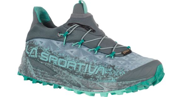 La Sportiva Tempesta GTX Trail Running Shoe - WoMen's, Stone Blue/Mint-Medium-8.5