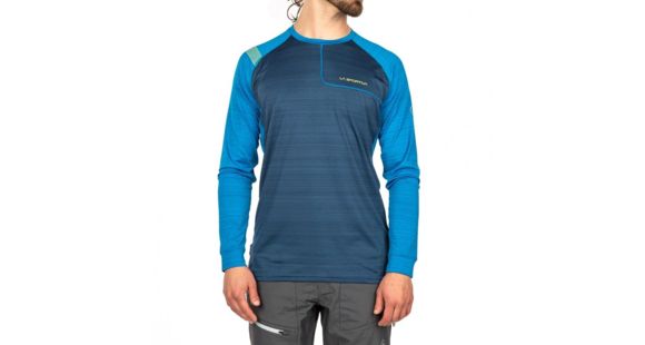 La Sportiva Tour Long Sleeve - Men's, Opal/Neptune, Large, L13-618619-L