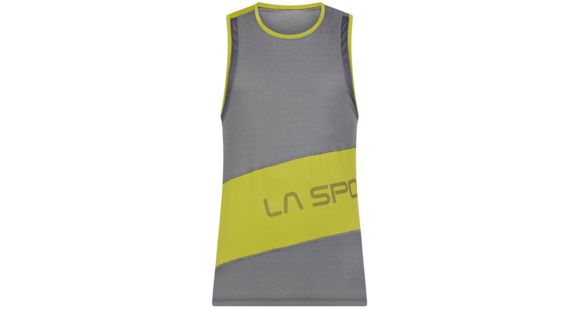 La Sportiva Track Tank - Men's, Carbon/Kiwi, Small, P03-900713-S