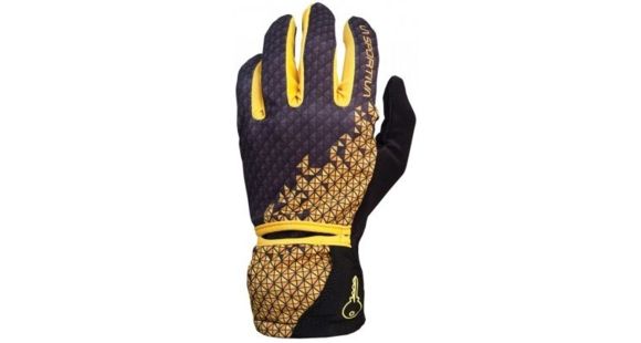 La Sportiva Trail Gloves - Men's, Black/Yellow, Extra Large, X54-999100-XL