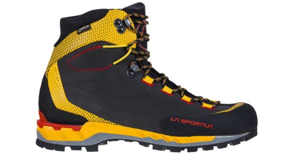 La Sportiva Trango Tech Leather GTX Mountaineering Shoes - Men's, Black/Yellow, 43, Medium, 21S-999100-43