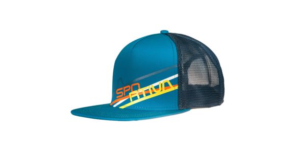 La Sportiva Trucker Hat Stripe 2.0, Tropic Blue/Ocean, Small, X61-614606-S