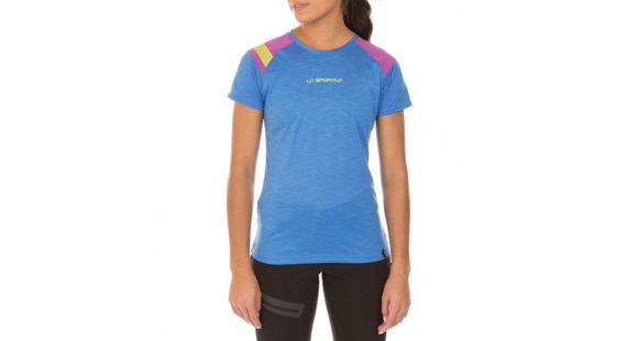 La Sportiva TX Top T-Shirt - Women's, Cobalt Blue/Purple, Large, I65-613500-L