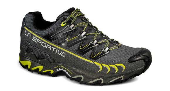 La Sportiva Ultra Raptor GTX Trail Running Shoe - Men's-Grey/Green-Medium-40.5