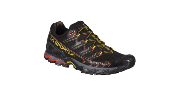 La Sportiva Ultra Raptor II Running Shoes - Men's, Black/Yellow, 13.5, 46N-999100W-47.5