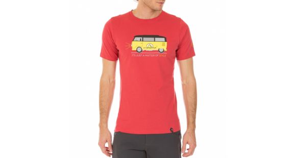 La Sportiva Van T-Shirt - Men's, Cardinal Red, Medium, H47-307307-M