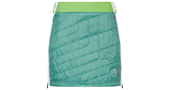 La Sportiva Warm Up Primaloft Skirt - Women's, Grassgreen/White, Small, M04-716000-S