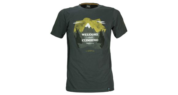 La Sportiva Welcome T-Shirt - Men's, Grey-Medium