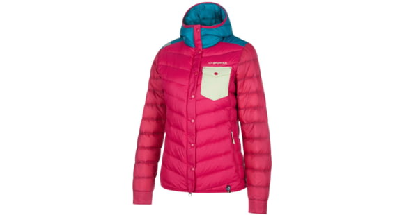 La Sportiva Wild Down Jacket - Women's, Cerise/Crystal, Large, O85-409635-L