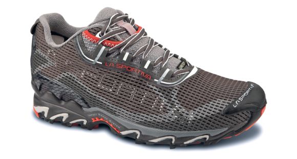 La Sportiva Wildcat 2.0 GTX Trail Running Shoe - WoMen's, Grey/Red-Medium-38.5