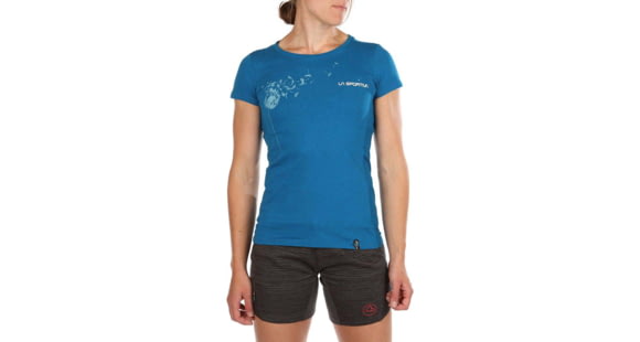La Sportiva Windy T-Shirt - Womens, Neptune/Pacific Blue, Small, O05-619621-S