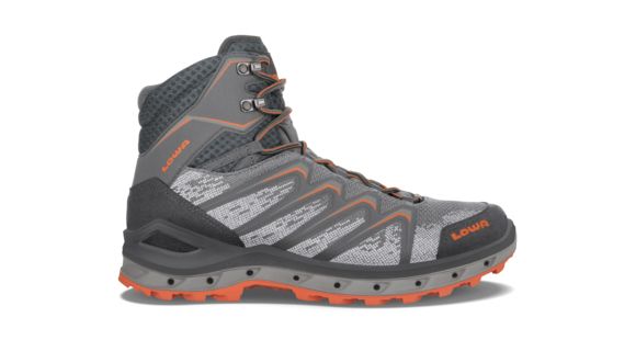 Lowa Aerox GTX Mid Surround Hiking Boots - Men's, Graphite/Orange, Medium, 9, 3106229728-9