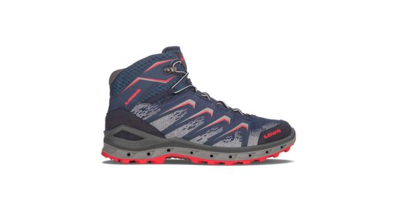 Lowa Aerox GTX Mid Surround Hiking Boots - Men's, Navy/Red, Medium, 9.5, 3106226941-NAVRED-MD-9.5